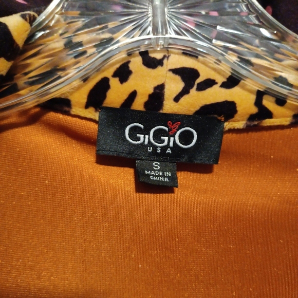 Custom Fairy Velvet Duster Cardigan with Leopard Detail & Smocked Back - Picture 9 of 9